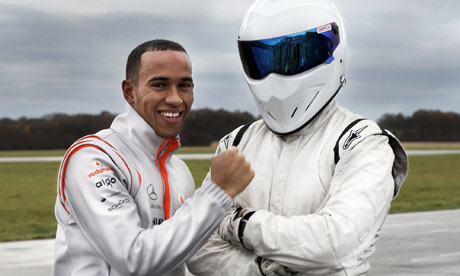 The Stig and Lewis Hamilton