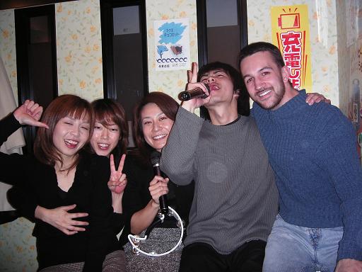 Some of the karaoke crowd...