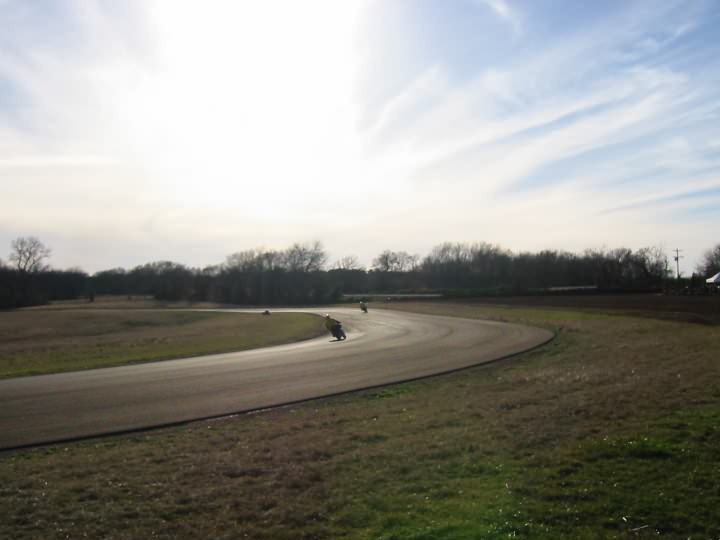 View from pre-grid of turn 1a