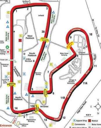 RA Track Map