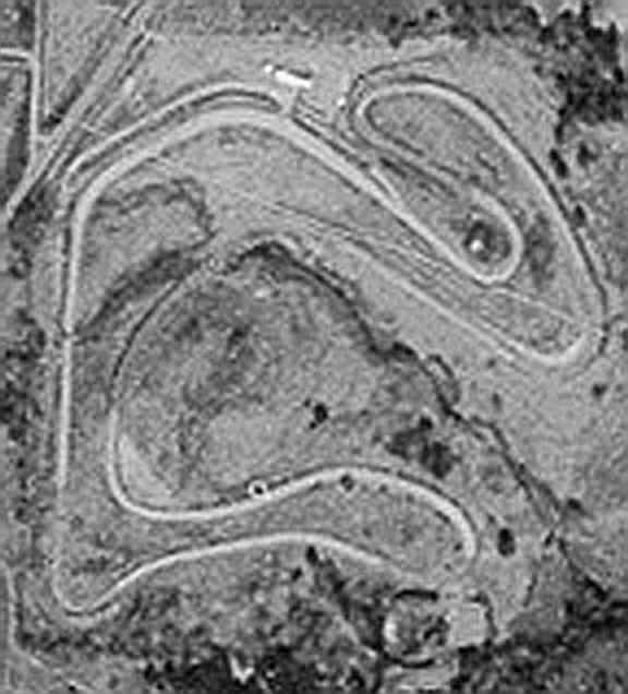 Aerial view of 1.8 mile Oak Hill Raceway