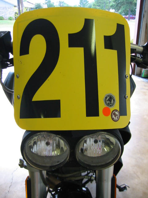 Front Number Plate