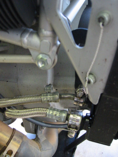 Oil Cooler and Oil Line Safety Wiring