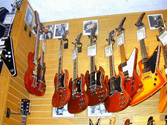 8-Gibson SG's and Thunderbird