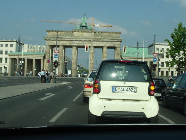 Backside of Brandenburg Gate