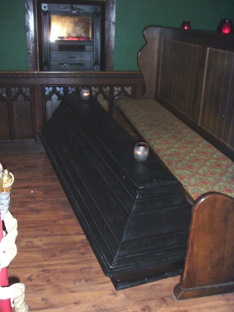 Last Cathedral coffin table