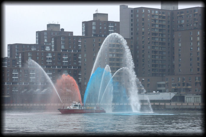 Fire Boat - East River - New York City - 12-10-07