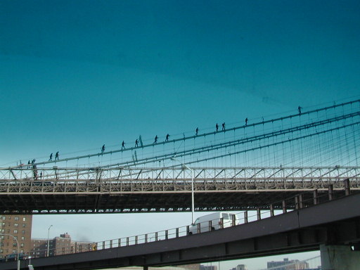 Ants on Brooklyn Bridge 2