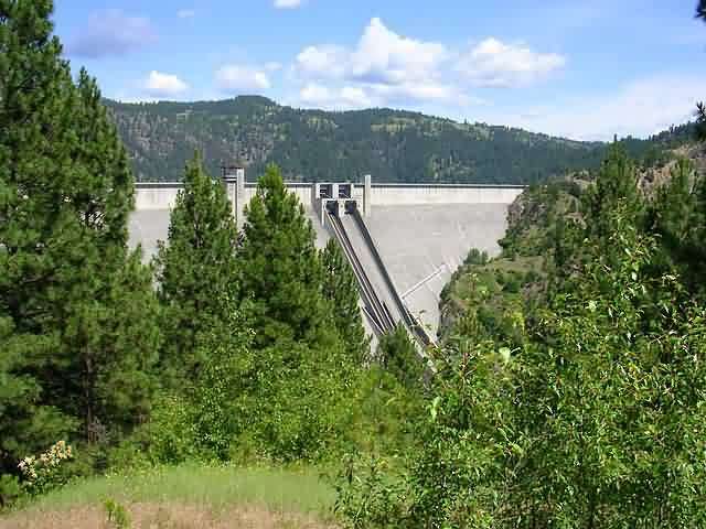Dam thing in the river